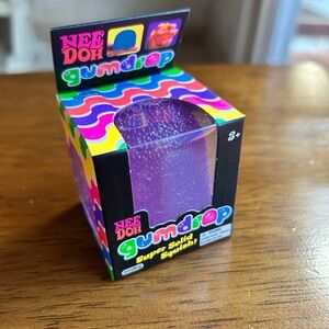 Nee Doh Gumdrop Purple Squishy Toy
